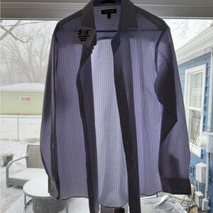 Apt. 9 Men's Lavender Grid Button Down Shirt